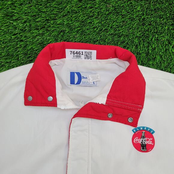 Vintage 80s Coca-Cola Jacket L/XL 25x26 Dunbrooke Baggy USA - Picture 12 of 16